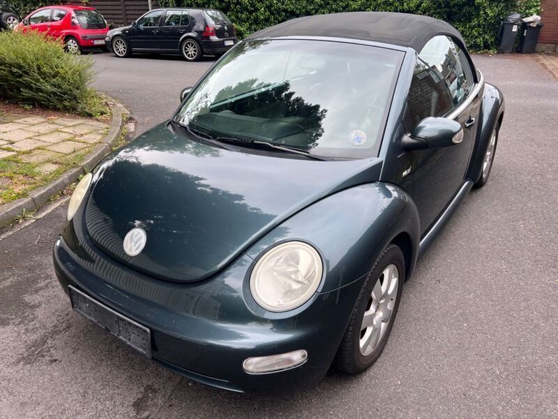 Grün Gebraucht 2003 VW Beetle Highline Cabrio | 2.500 € (Superpreis) - Bild 1/4