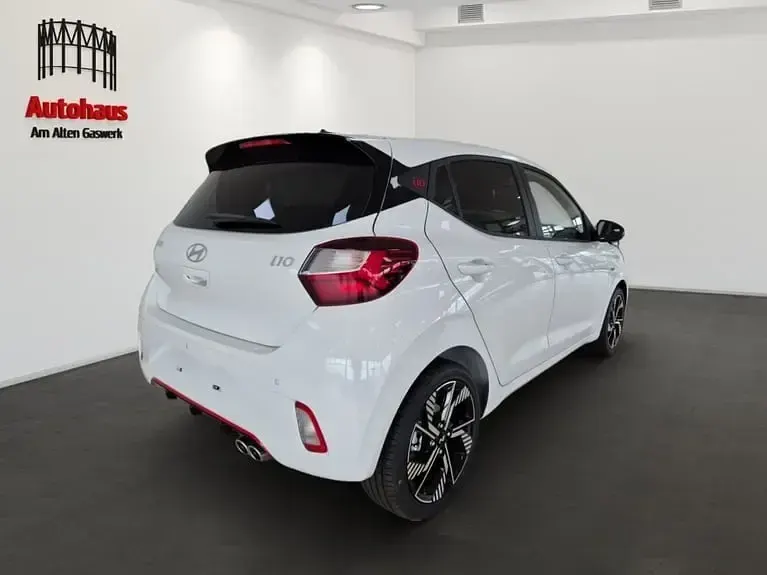 Neu Hyundai i10 N Line 90 PS (66 kW) 2025 Weiss Kleinwagen