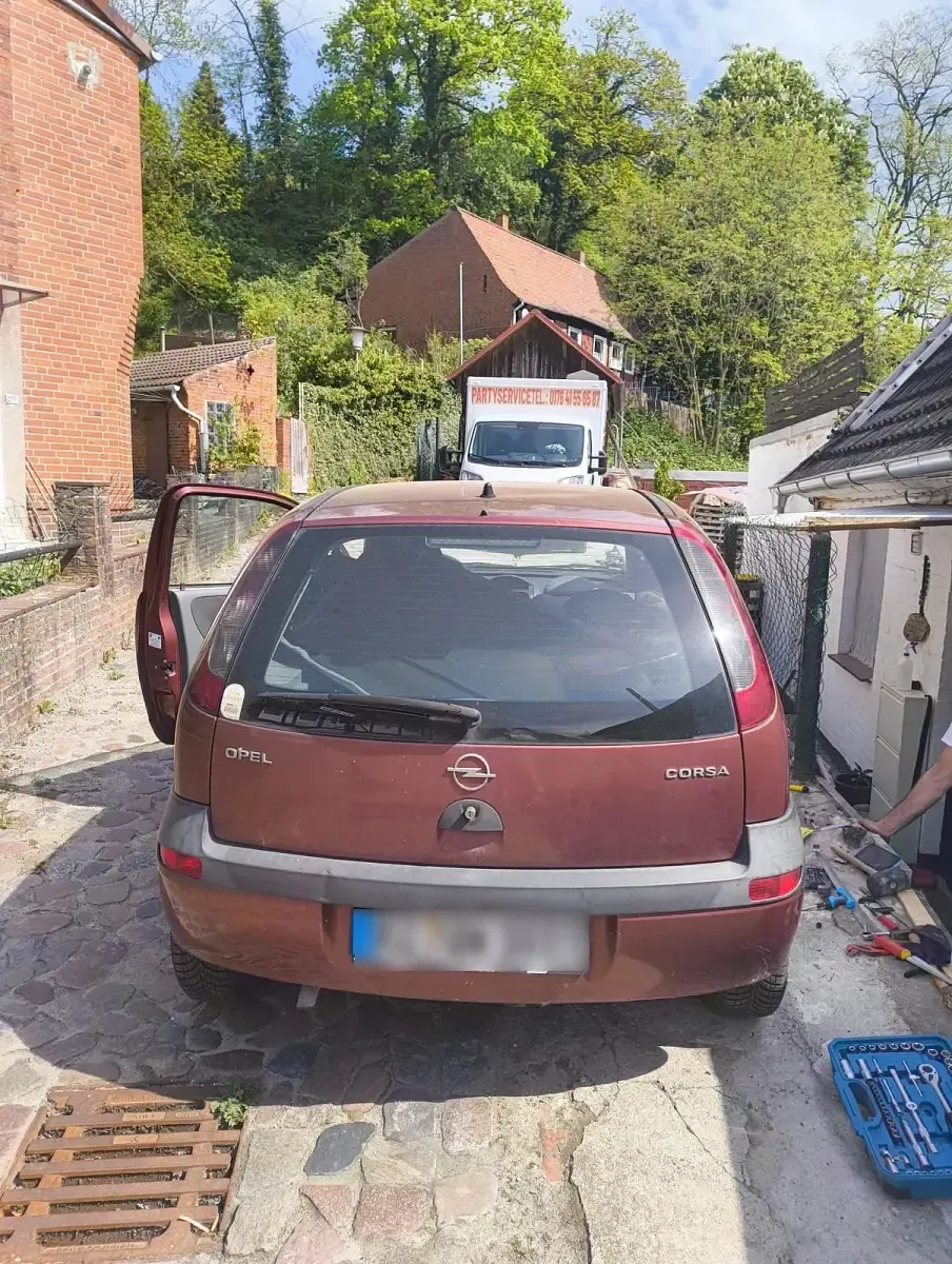 Brugt Opel Corsa 2001 Rød Hatchback