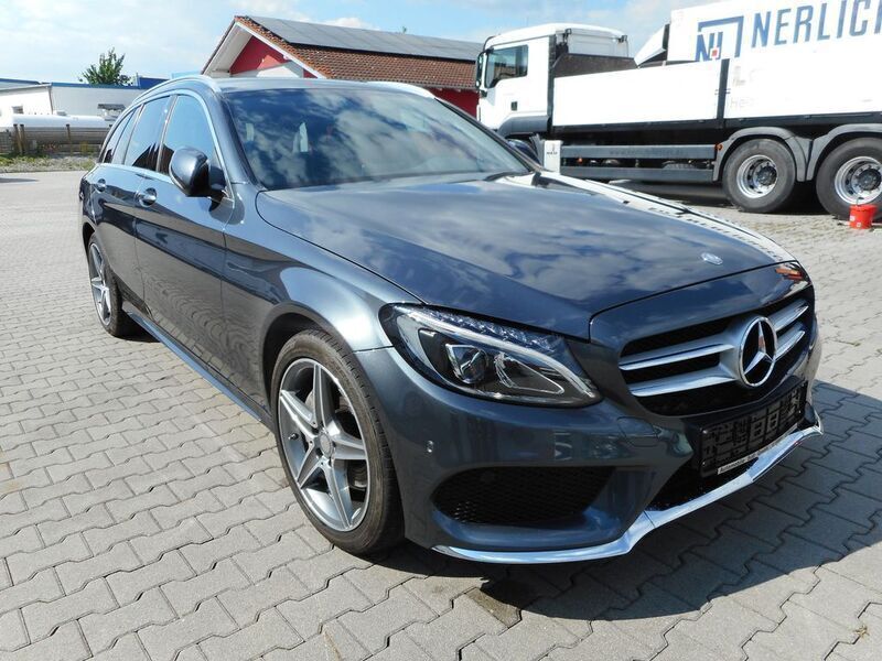 Grau Gebraucht 2014 Mercedes C180 AMG line Kombi | 16.999 € (Etwas zu teuer) - Bild 1/4