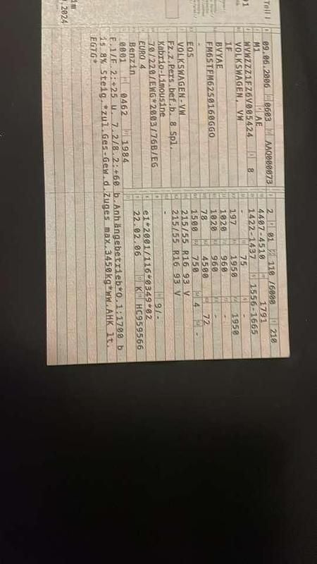 Gebraucht VW Eos 150 PS (110 kW) 2006 Schwarz Cabrio