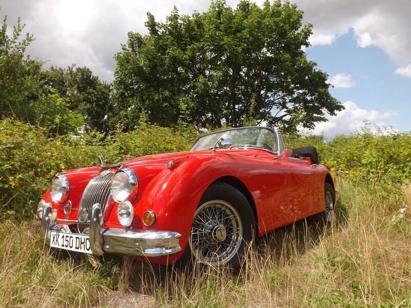 Gebraucht Jaguar XK 209 PS (153 kW) 1961 Rot Cabrio