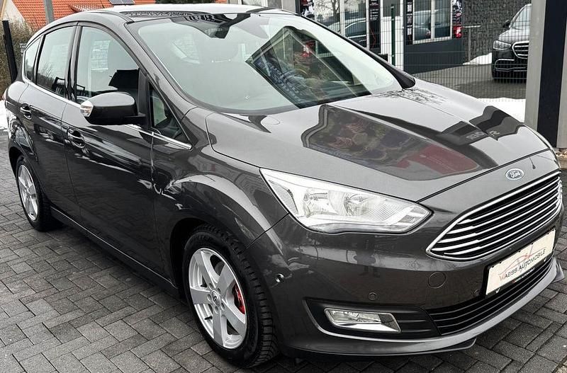 Grau Gebraucht 2016 Ford C-MAX Titanium Van / Kleinbus | 8.999 € (Fairer Preis) - Bild 1/4
