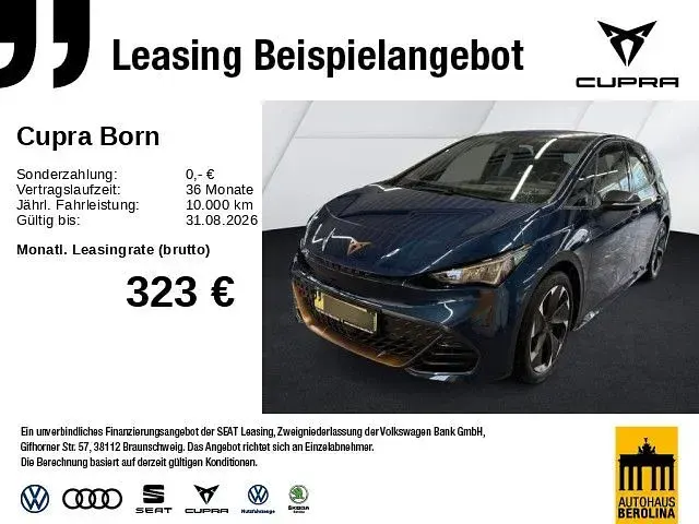 Gebraucht Cupra Born e-Boost 169 kW (231 PS) 2022 Aurora blue metallic Kleinwagen