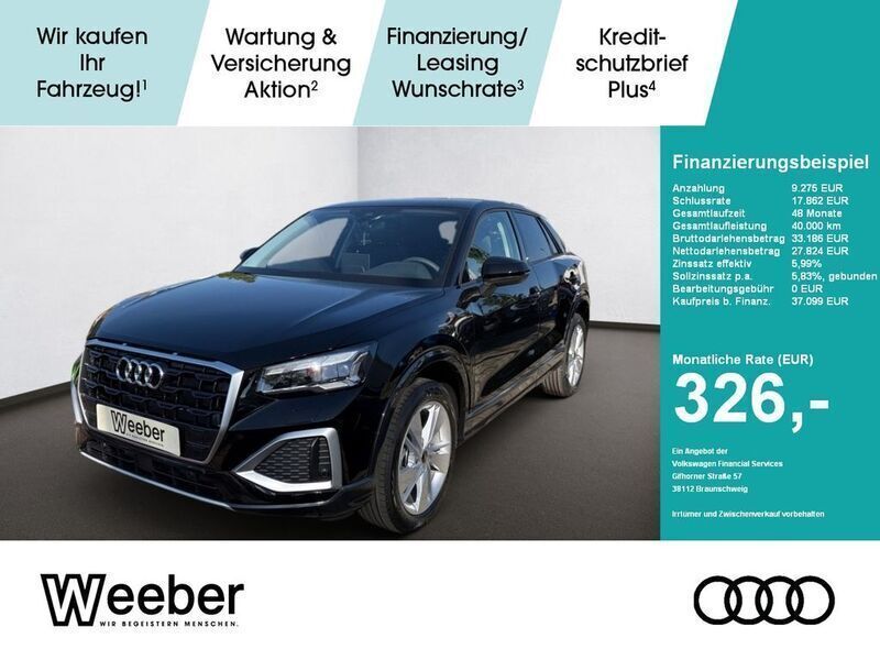 Schwarz Gebraucht 2025 Audi Q2 Advanced SUV | 37.099 € (Etwas zu teuer) - Bild 1/4