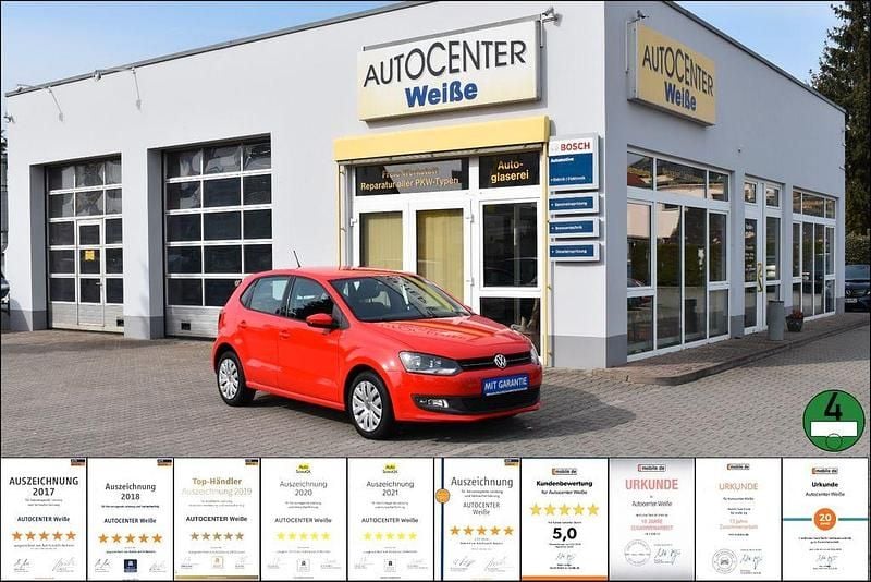 Gebraucht VW Polo Comfortline 69 PS (50 kW) 2011 Rot Kleinwagen