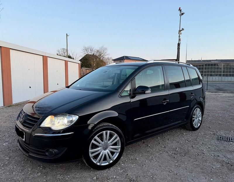Gebraucht VW Touran 170 PS (125 kW) 2008 Schwarz Van / Kleinbus
