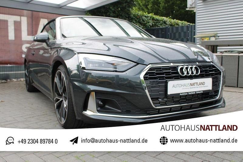 Manhattangrau metallic Gebraucht 2024 Audi A5 Cabriolet Advanced Cabrio | 37.950 € (Superpreis) - Bild 1/4