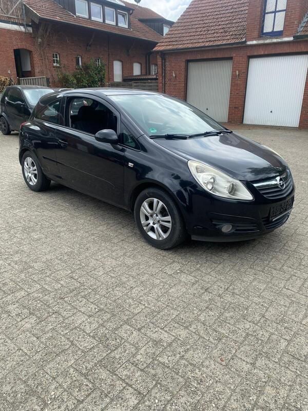 Schwarz Gebraucht 2007 Opel Corsa Kleinwagen | 555 € (Superpreis) - Bild 1/4