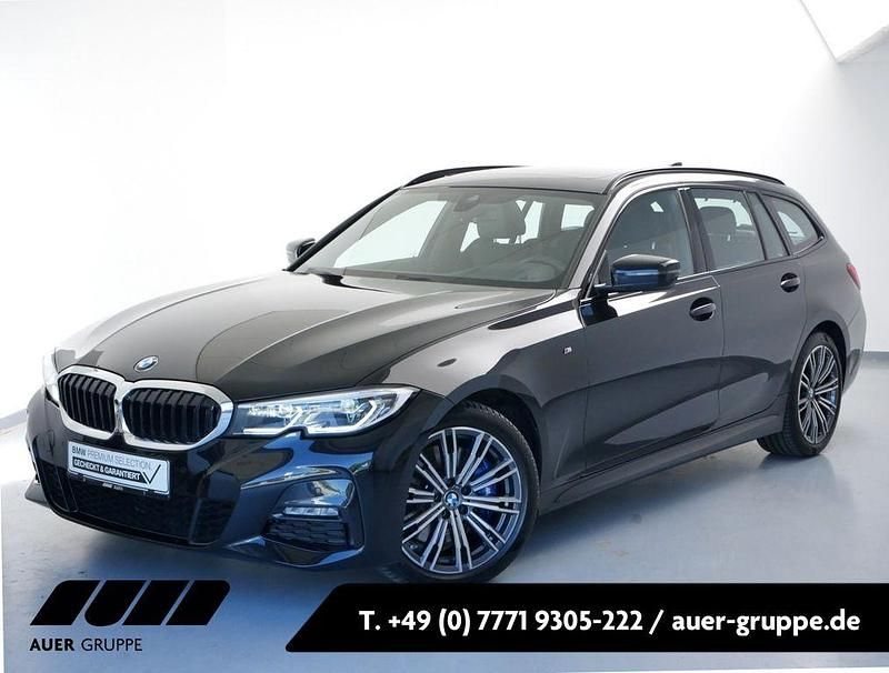 Schwarz Gebraucht 2021 BMW 330 M Sport Kombi | 36.900 € (Superpreis) - Bild 1/4