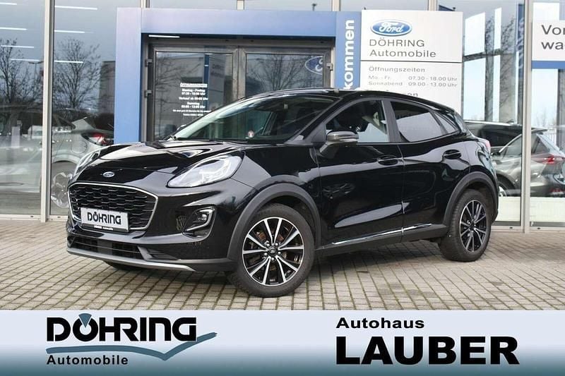Obsidianschwarz Gebraucht 2021 Ford Puma Titanium SUV | 15.295 € (Guter Preis) - Bild 1/4