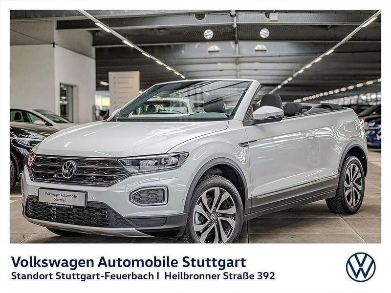 Pure white schwarz Gebraucht 2021 VW T-Roc Cabriolet Active Cabrio | 23.530 € (Etwas zu teuer) - Bild 1/4