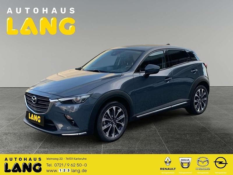 Polymetal gray (metallic) Gebraucht 2020 Mazda CX-3 Selection SUV | 17.990 € (Fairer Preis) - Bild 1/4