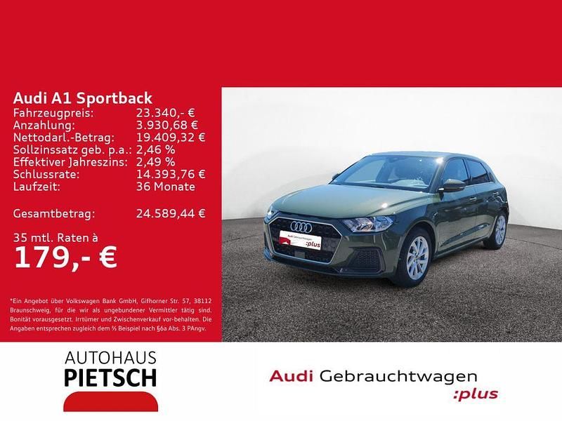 Gruen Gebraucht 2024 Audi A1 Sportback Advanced Plus Kleinwagen | 23.340 € (Guter Preis) - Bild 1/4