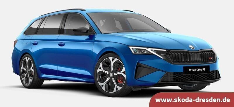 Blau Neu 2025 Skoda Octavia RS Kombi | 43.129 € (Fairer Preis) - Bild 1/4