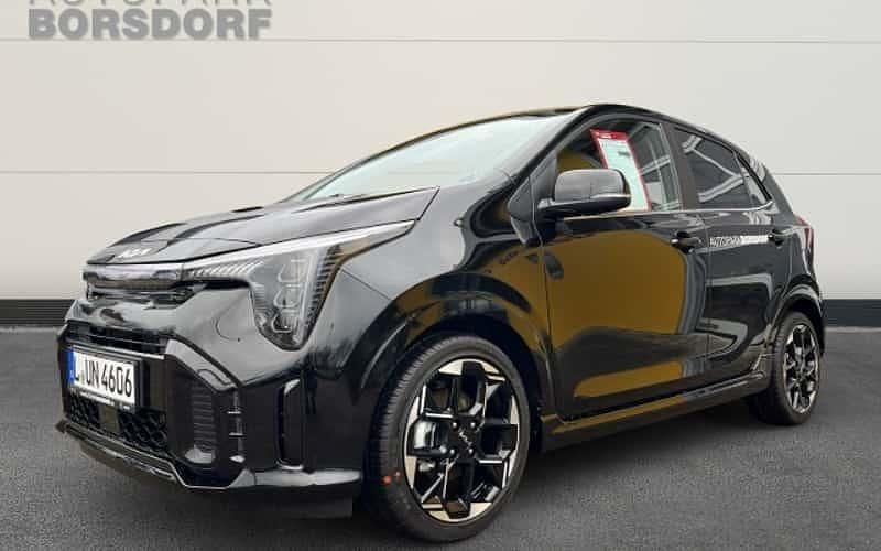 Schwarz Gebraucht 2024 Kia Picanto GT-Line Kleinwagen | 18.990 € (Fairer Preis) - Bild 1/4