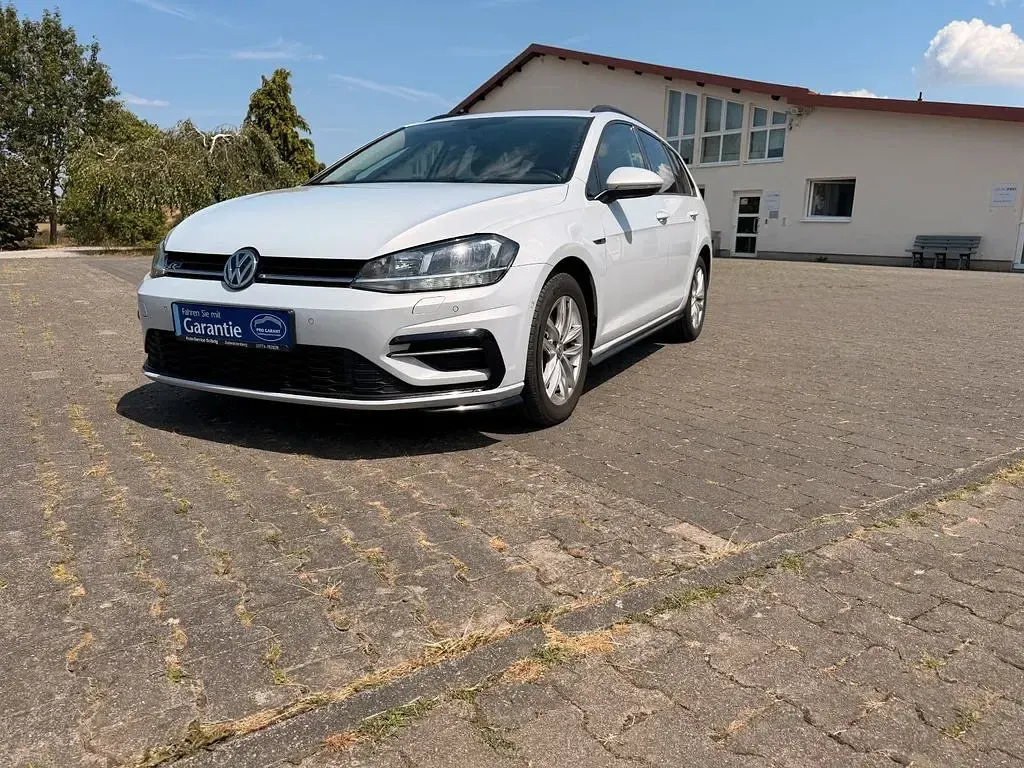 Gebraucht VW Golf VII R-line 150 PS (110 kW) 2017 Silber Kombi