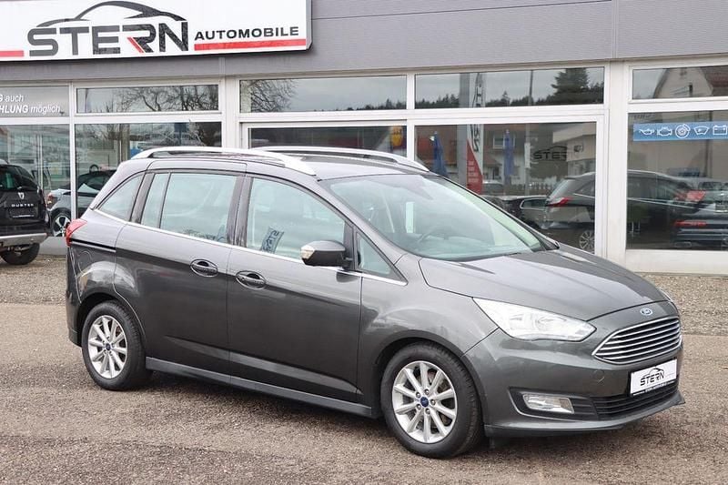 Gebraucht Ford Grand C-Max Titanium 125 PS (91 kW) 2016 Grau Van / Kleinbus