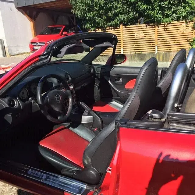Brugt Mazda MX5 110 HK (80 kW) 2004 Rød Cabriolet
