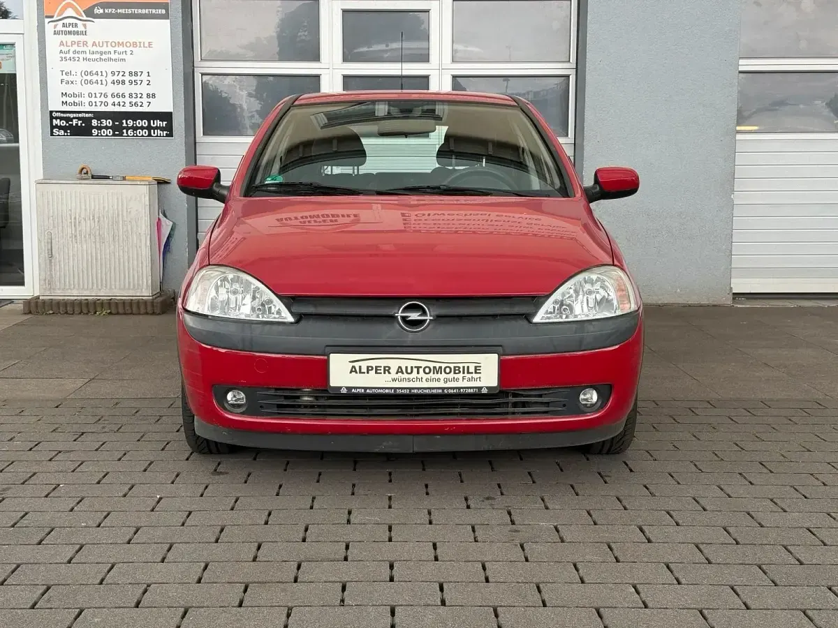 Gebraucht Opel Corsa 75 PS (55 kW) 2002 Rot Kleinwagen