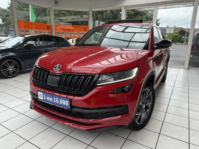 Rot Gebraucht 2019 Skoda Kodiaq SportLine SUV | 27.990 € (Fairer Preis) - Bild 1/4
