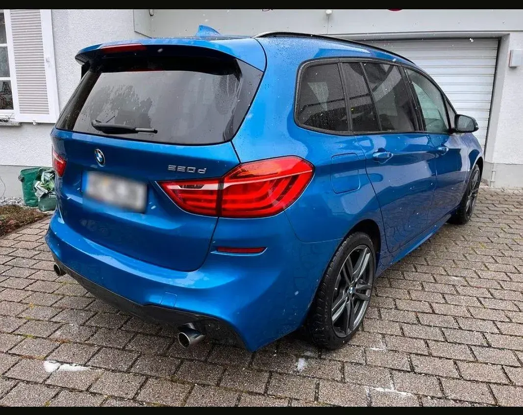 Gebraucht BMW 220 Gran Tourer M Sport 190 PS (139 kW) 2016 Blau Van / Kleinbus