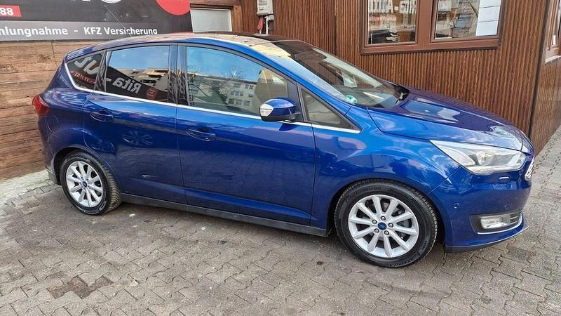 Gebraucht Ford C-MAX Titanium 125 PS (91 kW) 2016 Blau Van / Kleinbus