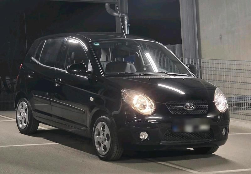 Gebraucht Kia Picanto 65 PS (47 kW) 2010 Schwarz Kleinwagen