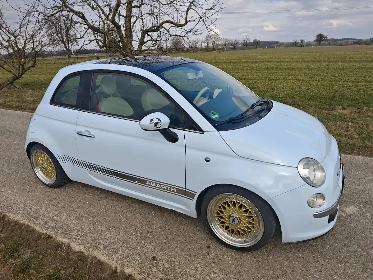 Gebraucht Fiat 500 Abarth 69 PS (50 kW) 2010 Blau Kleinwagen