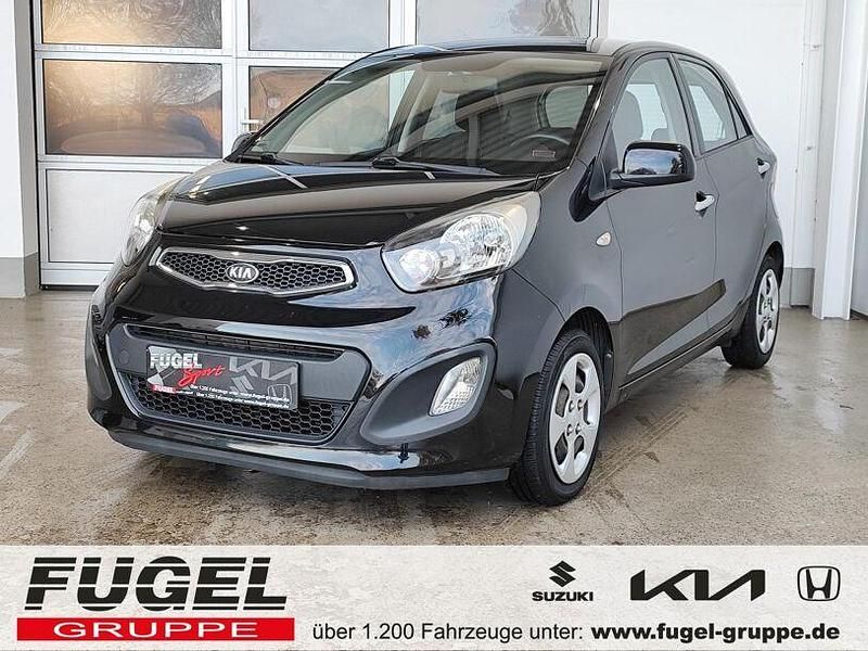 Galaxyschwarz met. Gebraucht 2013 Kia Picanto DREAM-TEAM Edition Kleinwagen | 6.495 € (Fairer Preis) - Bild 1/4