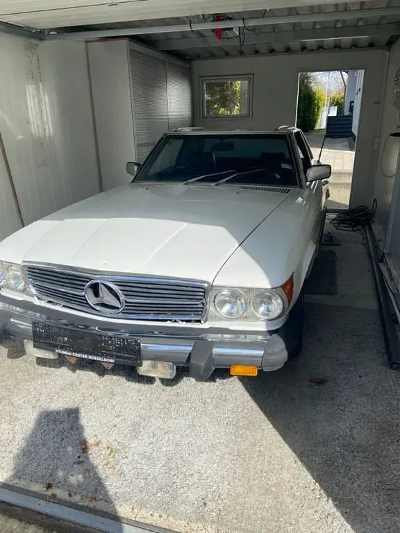 Gebraucht Mercedes SL380 155 PS (114 kW) 1983 Weiß Cabrio