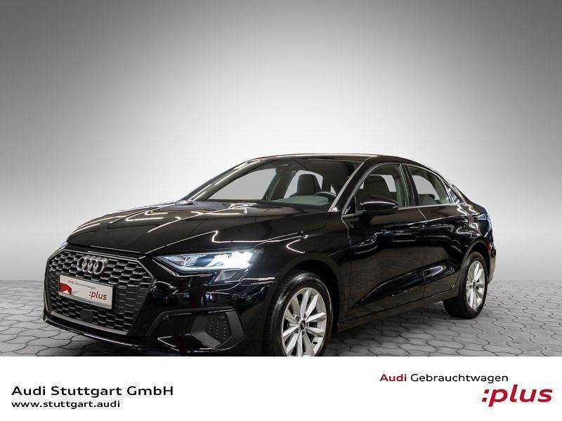 Brillantschwarz Gebraucht 2022 Audi A3 Sport Limousine | 21.650 € (Fairer Preis) - Bild 1/4