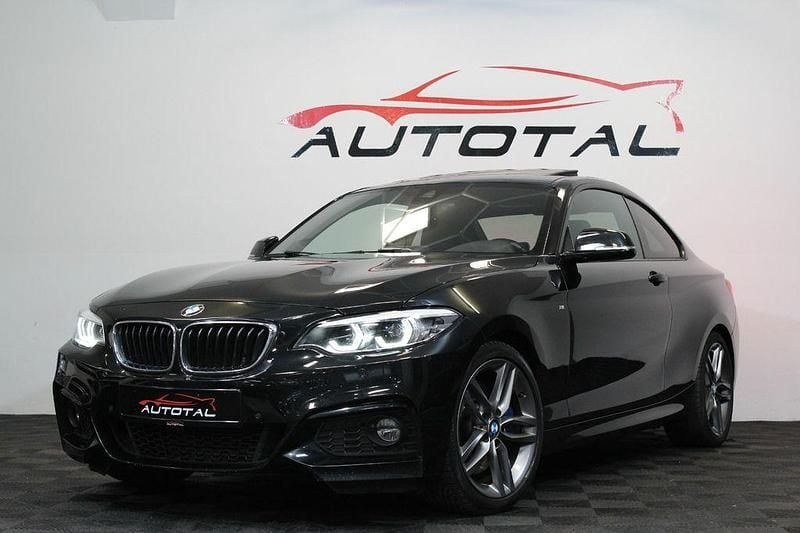 Schwarz Gebraucht 2018 BMW 225 M Sport Coupé | 16.999 € (Superpreis) - Bild 1/4