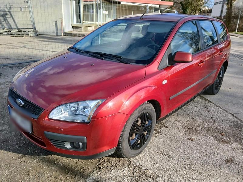 Rot Gebraucht 2007 Ford Focus Kombi | 1.100 € (Superpreis) - Bild 1/4