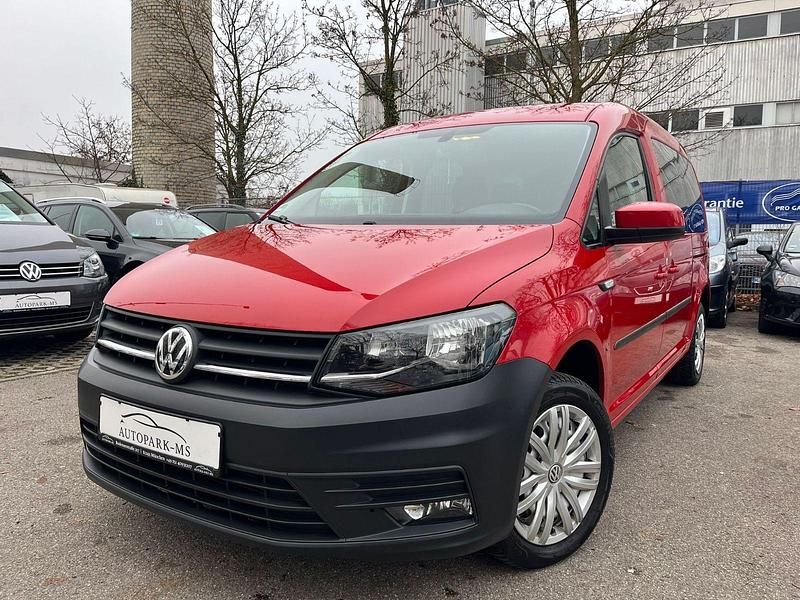 Rot Gebraucht 2018 VW Caddy Maxi Van / Kleinbus | 16.990 € (Superpreis) - Bild 1/4