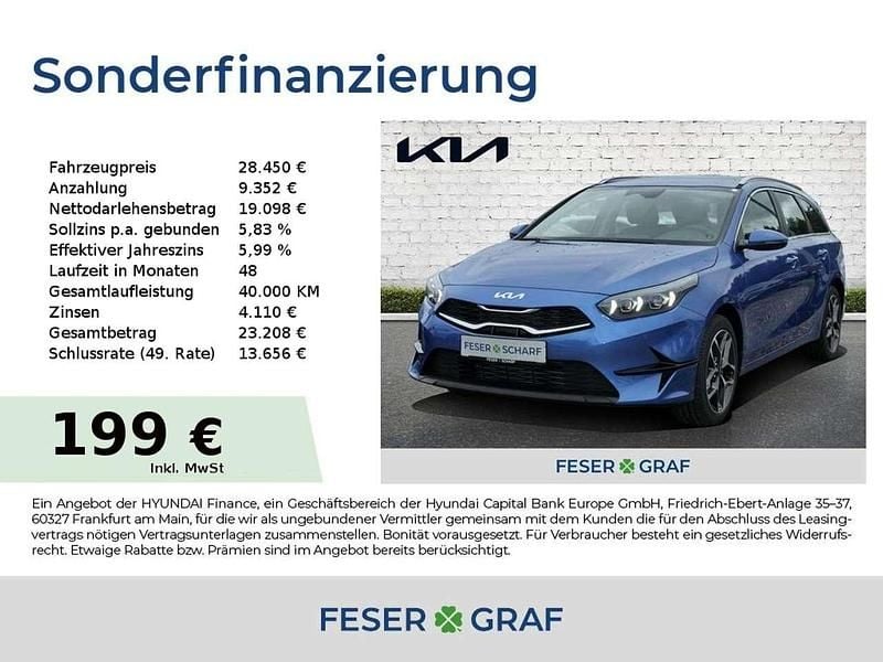 Blau Neu 2025 Kia Ceed Sportswagon Spirit Kombi | 28.450 € (Fairer Preis) - Bild 1/4