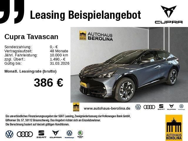 Tavascanblau Neu 2025 Cupra Tavascan Endurance SUV | 42.111 € (Superpreis) - Bild 1/4