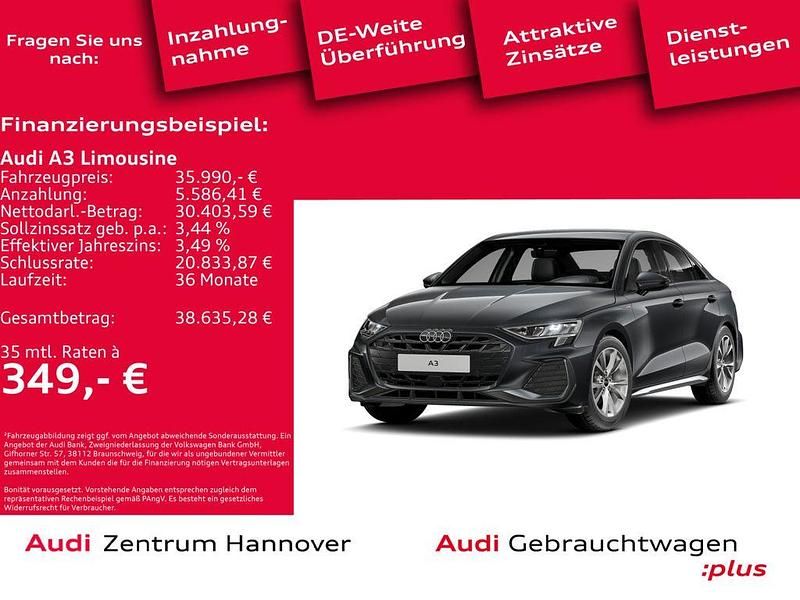 Gebraucht Audi A3 S-Line 150 PS (110 kW) 2025 6y daytonagrau perleffekt (metallic) Limousine