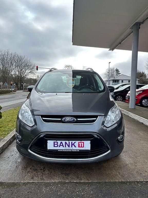 Gebraucht Ford Grand C-Max Titanium 125 PS (91 kW) 2014 Grau Van / Kleinbus