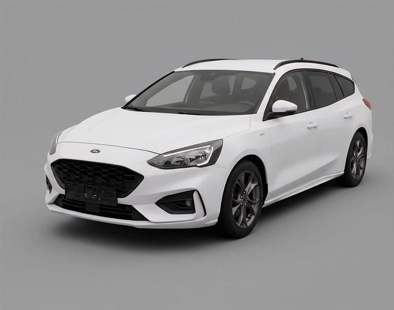 Weiß Gebraucht 2021 Ford Focus ST-Line Limousine | 13.350 € (Fairer Preis) - Bild 1/4