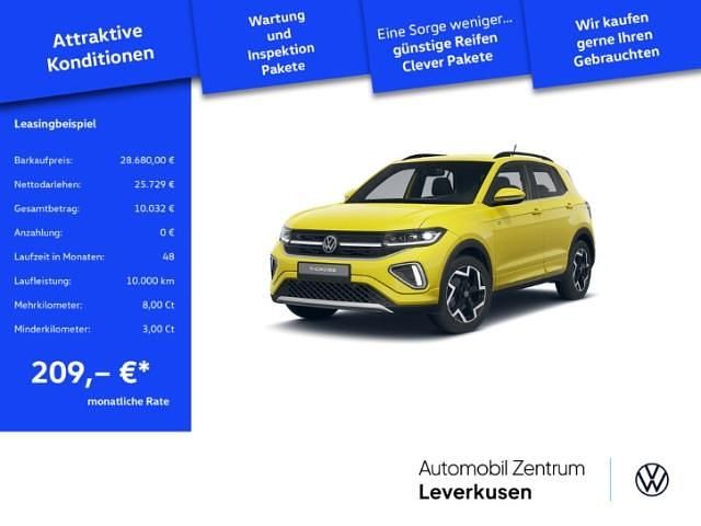 Neu VW T-Cross R-line 116 PS (85 kW) 2026 Gelb SUV
