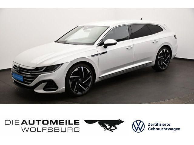 Oryxweiß perlmutteffekt (metallic) Gebraucht 2023 VW Arteon R-line Kombi | 38.990 € (Fairer Preis) - Bild 1/4