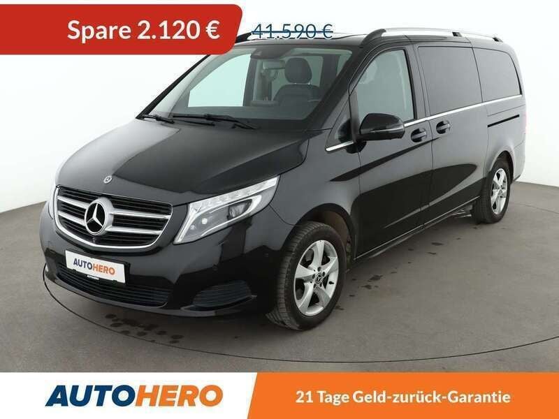Obsidianschwarz Gebraucht 2018 Mercedes V250 Avantgarde Edition Van / Kleinbus | 39.350 € (Superpreis) - Bild 1/3