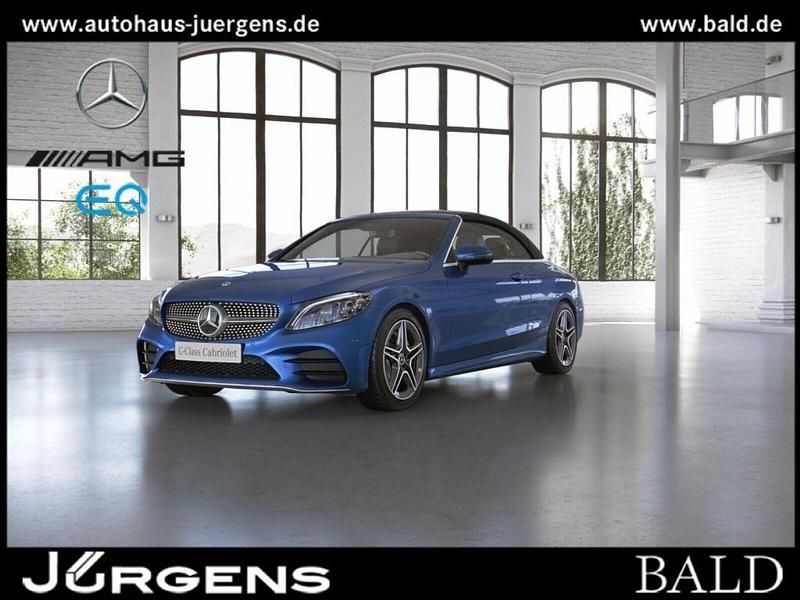 Metalliclack spektralblau Gebraucht 2022 Mercedes C200 AMG Cabrio | 37.770 € (Guter Preis) - Bild 1/4