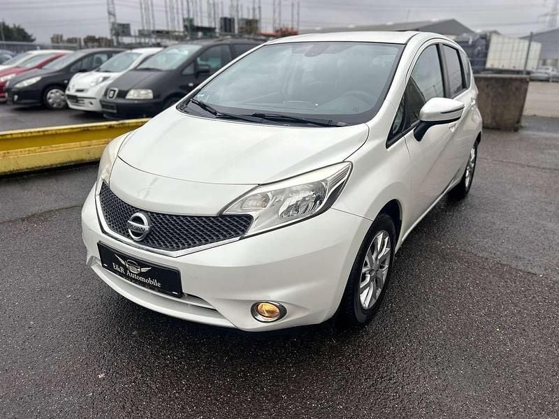 Brilliant white (m) Gebraucht 2014 Nissan Note Acenta Van / Kleinbus | 4.649 € (Guter Preis) - Bild 1/4