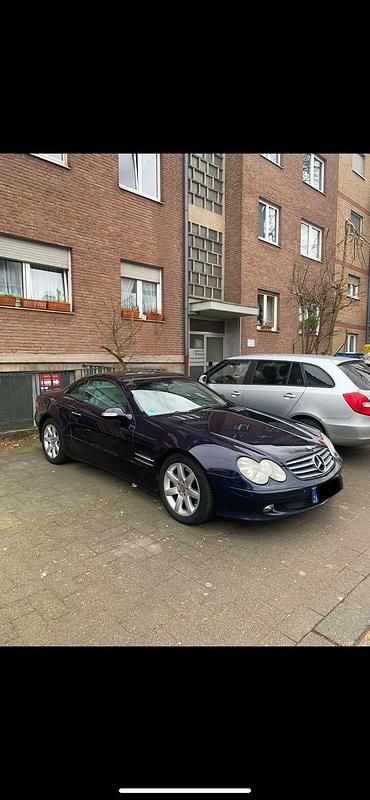 Blau Gebraucht 2003 Mercedes SL500 Cabrio | 9.900 € - Bild 1/4