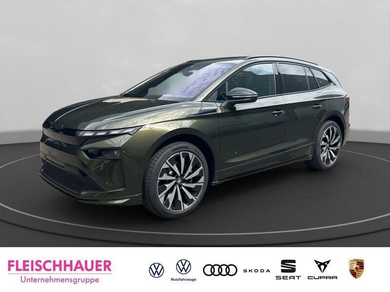 Grün Neu 2025 Skoda Enyaq iV SportLine SUV | 61.990 € - Bild 1/4