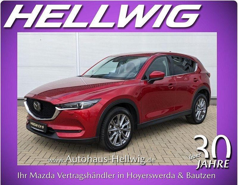 Soul red crystal metallic (metallic) Gebraucht 2021 Mazda CX-5 Sports-Line SUV | 24.280 € (Guter Preis) - Bild 1/4
