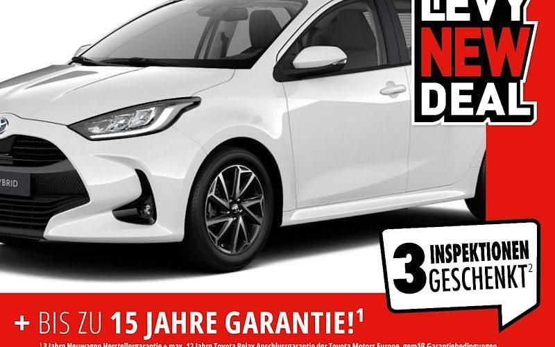 040 schneeweiß Neu 2024 Toyota Yaris Hybrid Comfort Limousine | 23.189 € (Guter Preis) - Bild 1/4