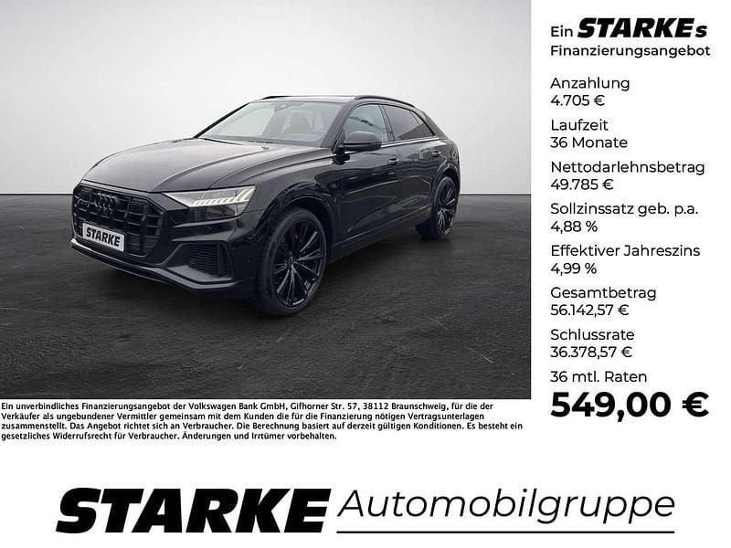 Waitomoblau metallic Gebraucht 2022 Audi SQ8 Ambiente SUV | 97.490 € - Bild 1/4